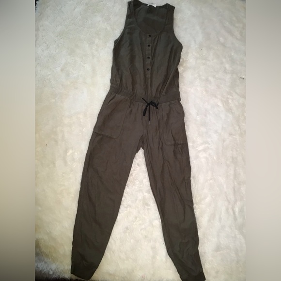 Community Aritzia green jumpsuit size small - Picture 5 of 6